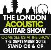 london acoustic guitar show logo