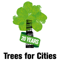 Trees for cities 20th birthday logo