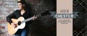 Auden Chester acoustic guitar page header graphic