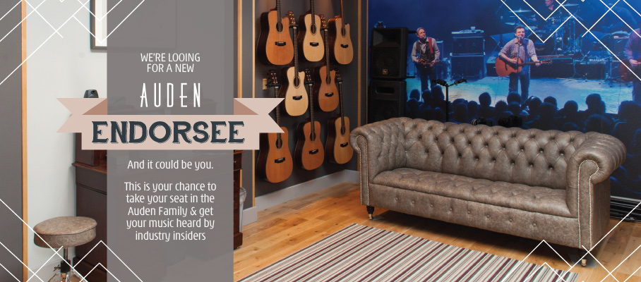 Enter to win our be an Auden Guitars endorsee competition
