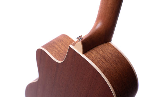 neo chester cutaway acoustic guitar shoulders