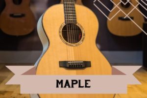 Maple range of Auden Guitars graphic