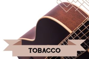 Tobacco range of Auden Guitars graphic